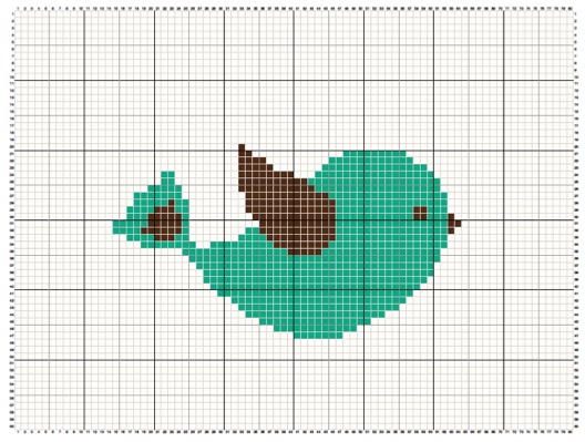 Bird Cross Stitch Pattern