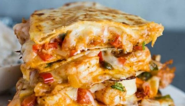 Special Shrimp Quesadillas #Seafood