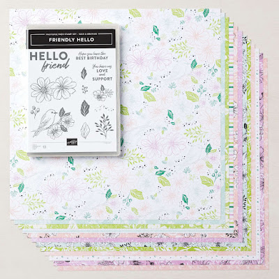 Friendly hello Stampin up Sale-A-Bration 2022