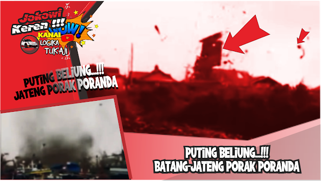 Badai Tornado!!! Batang-Jateng Porak Poranda Dihantam Puting Beliung | B...
