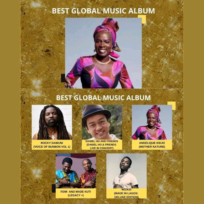 See Full List of Winners At The Grammy As Wizkid Lost To Beninese  Legend Angélique Kidjo
