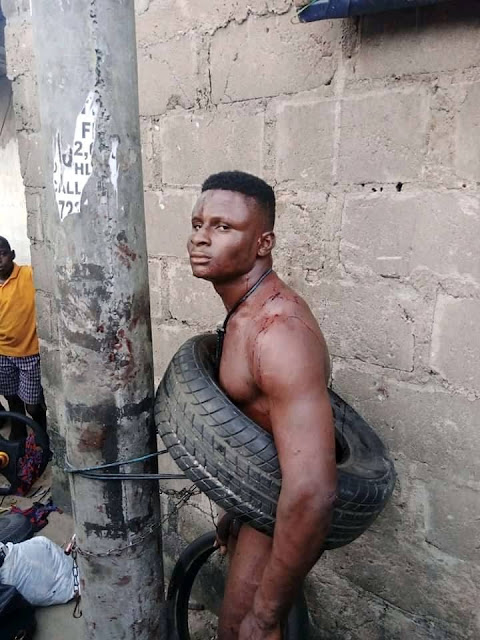 Thief flogged and paraded around Bayelsa community