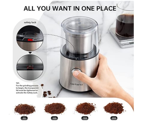 Befano Electric Coffee Bean Grinder