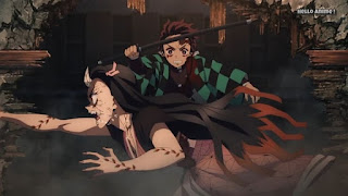 鬼滅の刃アニメ 遊郭編 7話 竈門禰豆子 鬼化 Kamado Nezuko | Demon Slayer Season 2