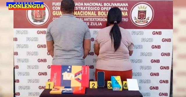 Capturan banda de extorsionistas en la UNES del Zulia