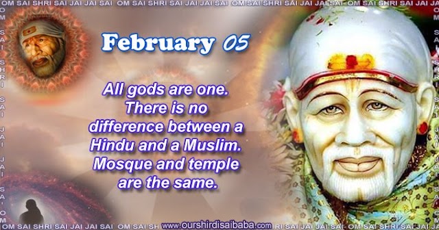 Sai Blessings - Daily Blessing Messages-Shirdi Sai Baba Today Message 05-02-2022