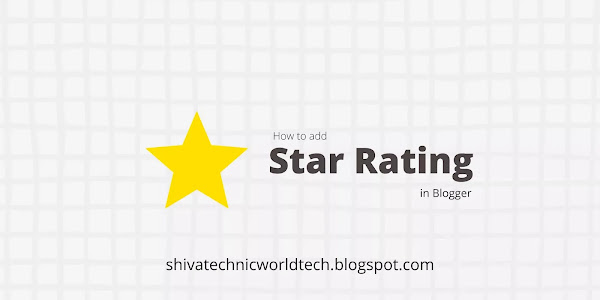 Add Star Rating in Blogger