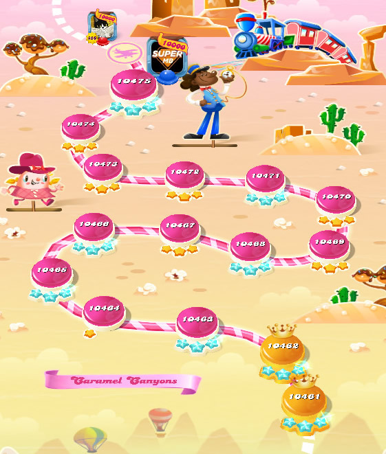 Candy Crush Saga level 10461-10475