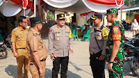 Pastikan Situasi Kondusif, Kapolda Lampung Irjen Polisi Helmy Santika Tinjau Pilkades Serentak di Lampung Timur