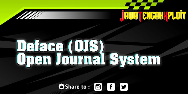 Deface Open Journal System (OJS)