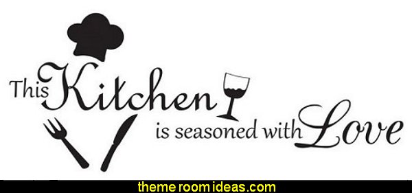 This Kitchen is Seasoned with Love Wall Decal  Kitchen wall Decals kitchen accessories