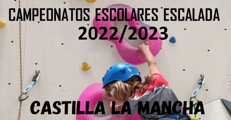 CAMPEONATOS ESCOLARES ESCALADA 21/22