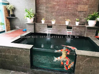 Jasa tukang kolam ikan koi - minimalis di Jombang