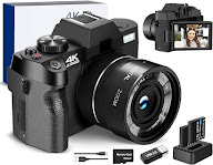 ATPLOES 4k Digital Cameras for Photography, Video/Vlogging Camera for YouTube with WiFi & App Contro