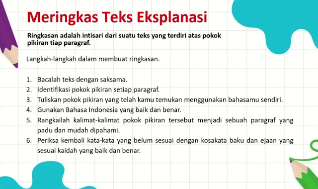 Contoh Teks Eksplanasi Dan Kata Kuncinya