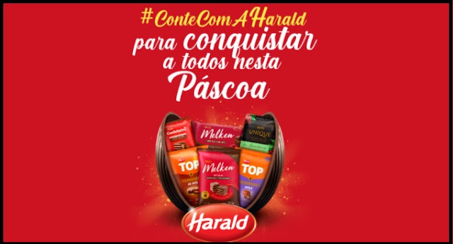 promoção conte com Harald chocolates páscoa 2022