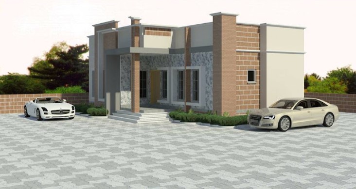 single floor normal house front elevation designs