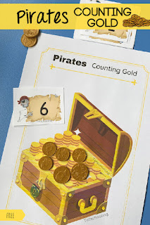 counting pirate gold