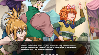 Sword Princess Amaltea - The Visual Novel game screenshot