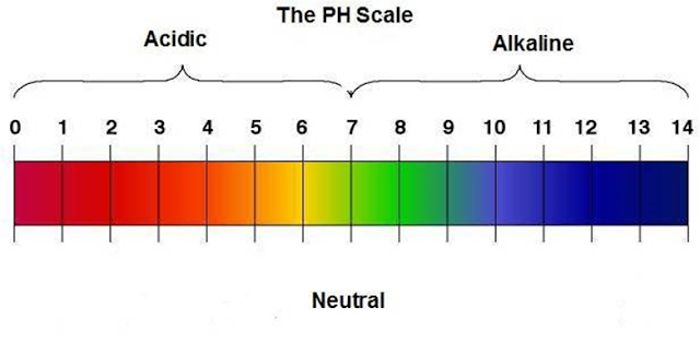 pH Scale used to measure the acidity and alkalinity of the soil