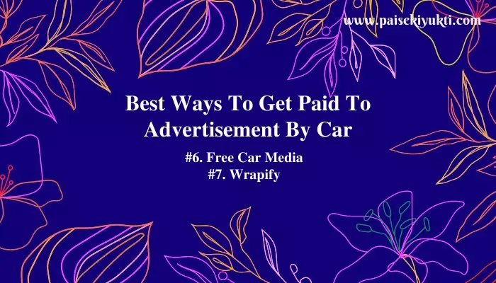 get paid to advertise on your car