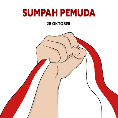 Tangan Mengepal Bendera Merah Putih PNG Free Download