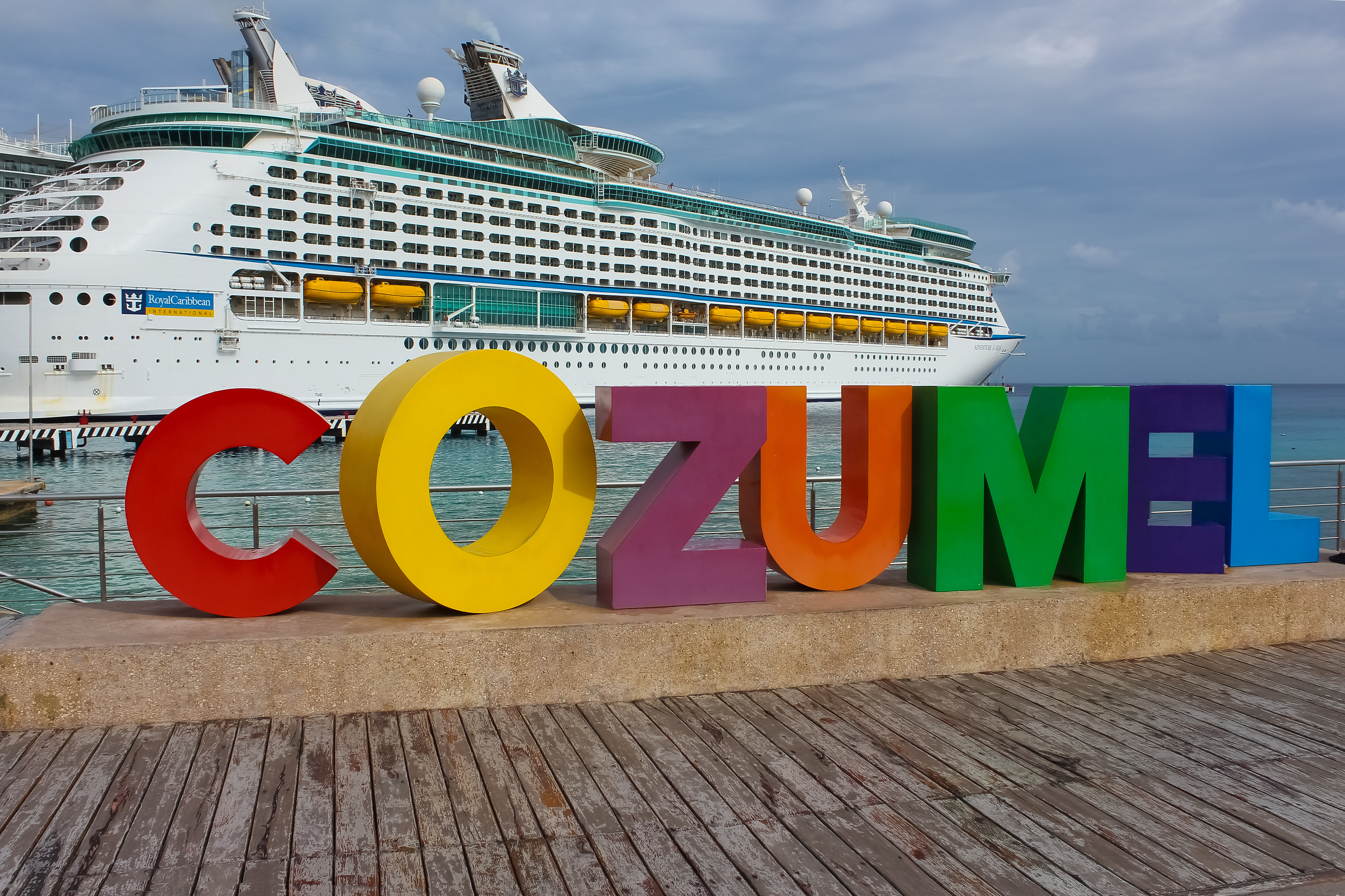 The tropical paradise of Cozumel, Mexico