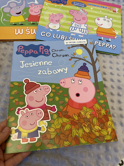 Świnka Peppa Jesienne zabawy - książeczka z zadaniami dla przedszkolaków