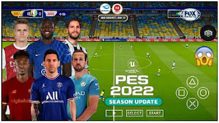 Download eFootball PES 2022 PPSSPP New Update Transfer & English Commentary Camera PS5