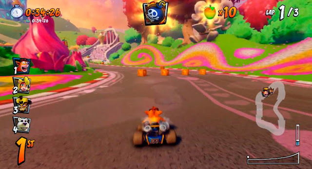 تحميل لعبة كراش Crash Team Racing للكمبيوترعلى محاكى ps4