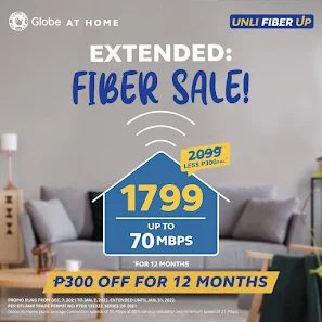 Globe At Home UnliFiber extended 2022