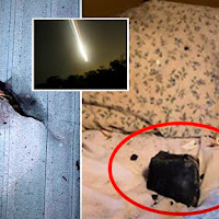Wanita Sedang Tidur Nyaris Maut Dihempap Meteorit Yang Jatuh Dari Langit Menembusi Bumbung Rumahnya