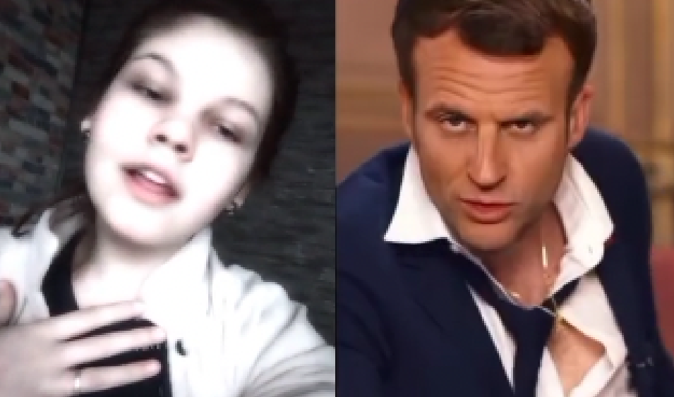 Macron numéro 1 trend sur TikTok