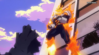 ヒロアカ アニメ 4期25話 エンデヴァーvsハイエンド脳無 Endeavor High-End Nomu Hood | 僕のヒーローアカデミア88話 My Hero Academia