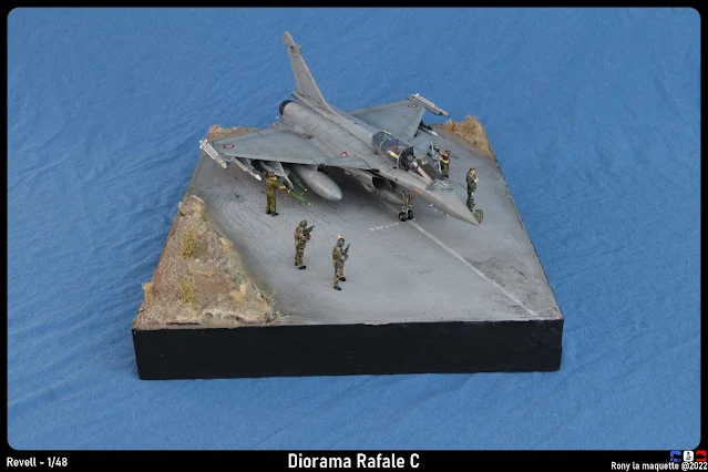 Diorama pour un Rafale C.