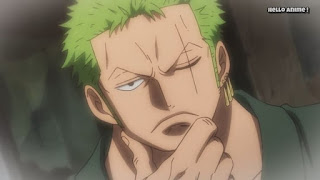 ワンピースアニメ 892話 ワノ国編 | ONE PIECE ロロノア・ゾロ ゾロ十郎 Roronoa Zoro