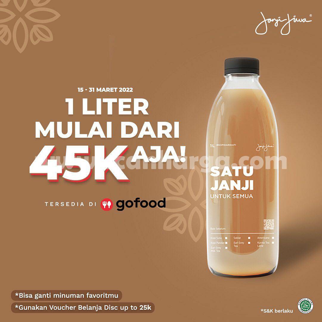 Promo KOPI JANJI JIWA Diskon Spesial GOFOOD 6