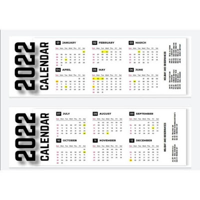 Kalender 2022 Murah Dan Note Book Mini Planner 2022 Murah