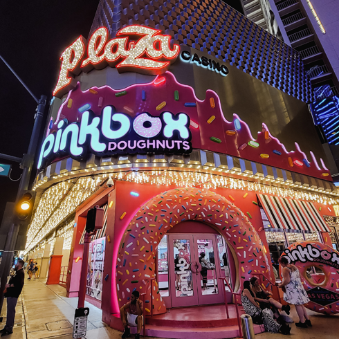 Pinkbox Doughnuts Donuts Plaza Las Vegas Downtown