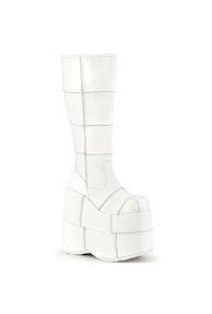 See this Womens 7" Gogo Rave White Matte Knee Boot