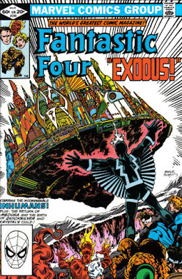 Fantastic Four #240, the Inhumans flee Earth