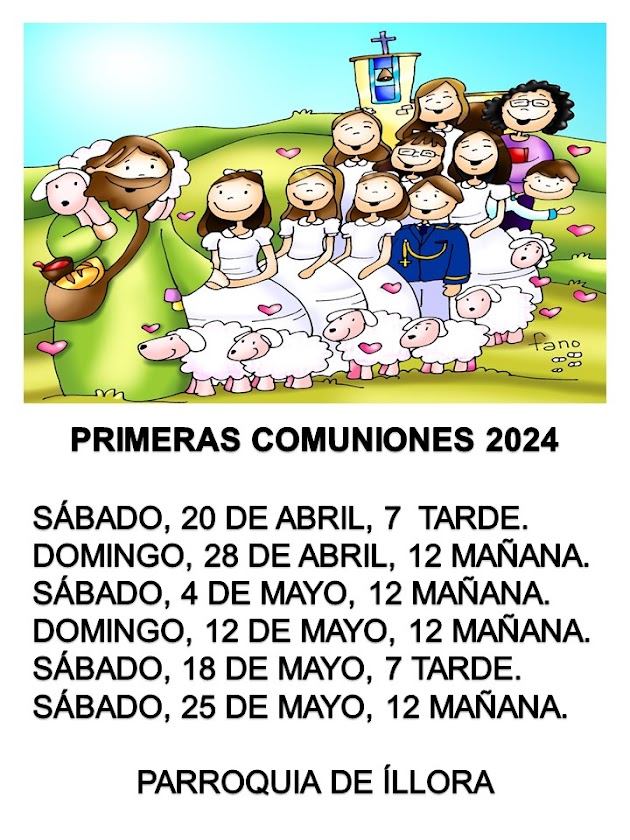 PRIMERAS COMUNIONES 2024