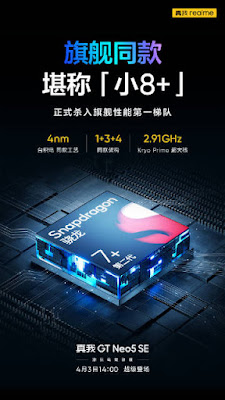 realme GT Neo 5 SEはSnapdragon 7+Gen2を搭載