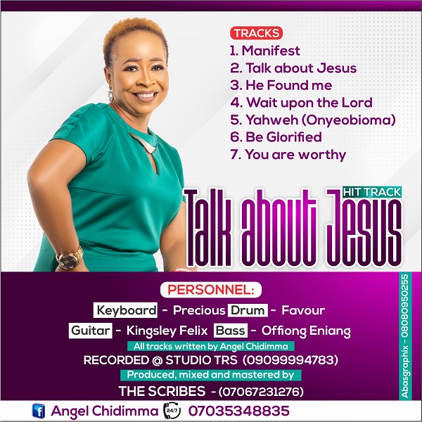 Overview Of: Angel Chidimma – Talk About Jesus (Album) #album