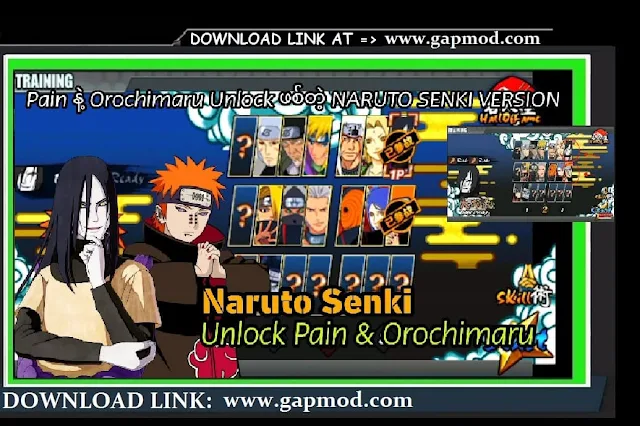Naruto Senki The Last Fixed Unlock Pain And Orochimaru