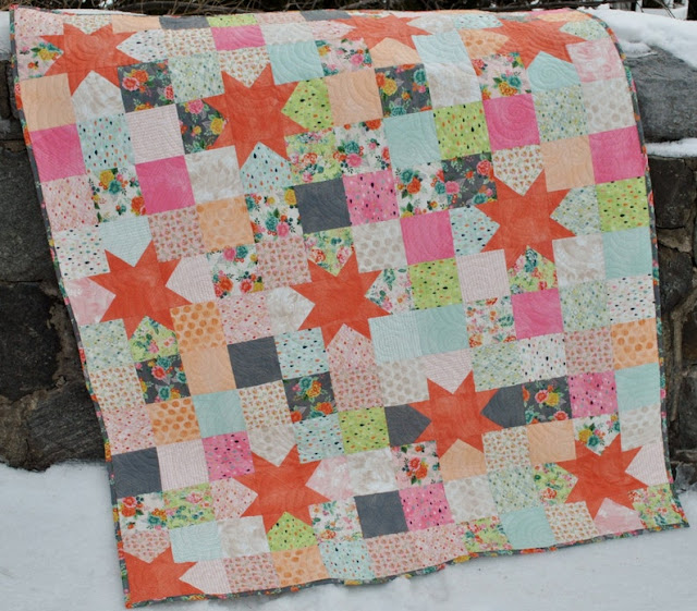 stars and blocks quilt