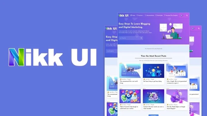 Nikk UI - Simple & Clean Blogger Templates