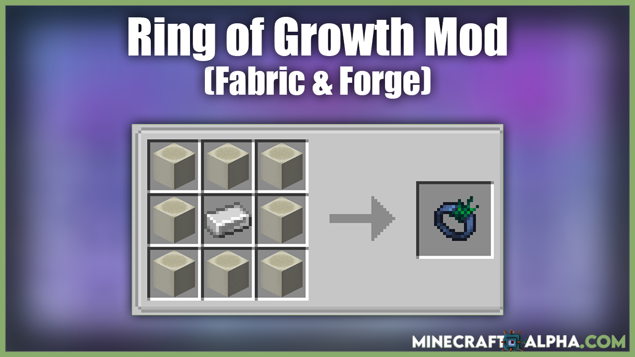 Ring of Growth Mod 1.17.1 (Fabric - Forge)