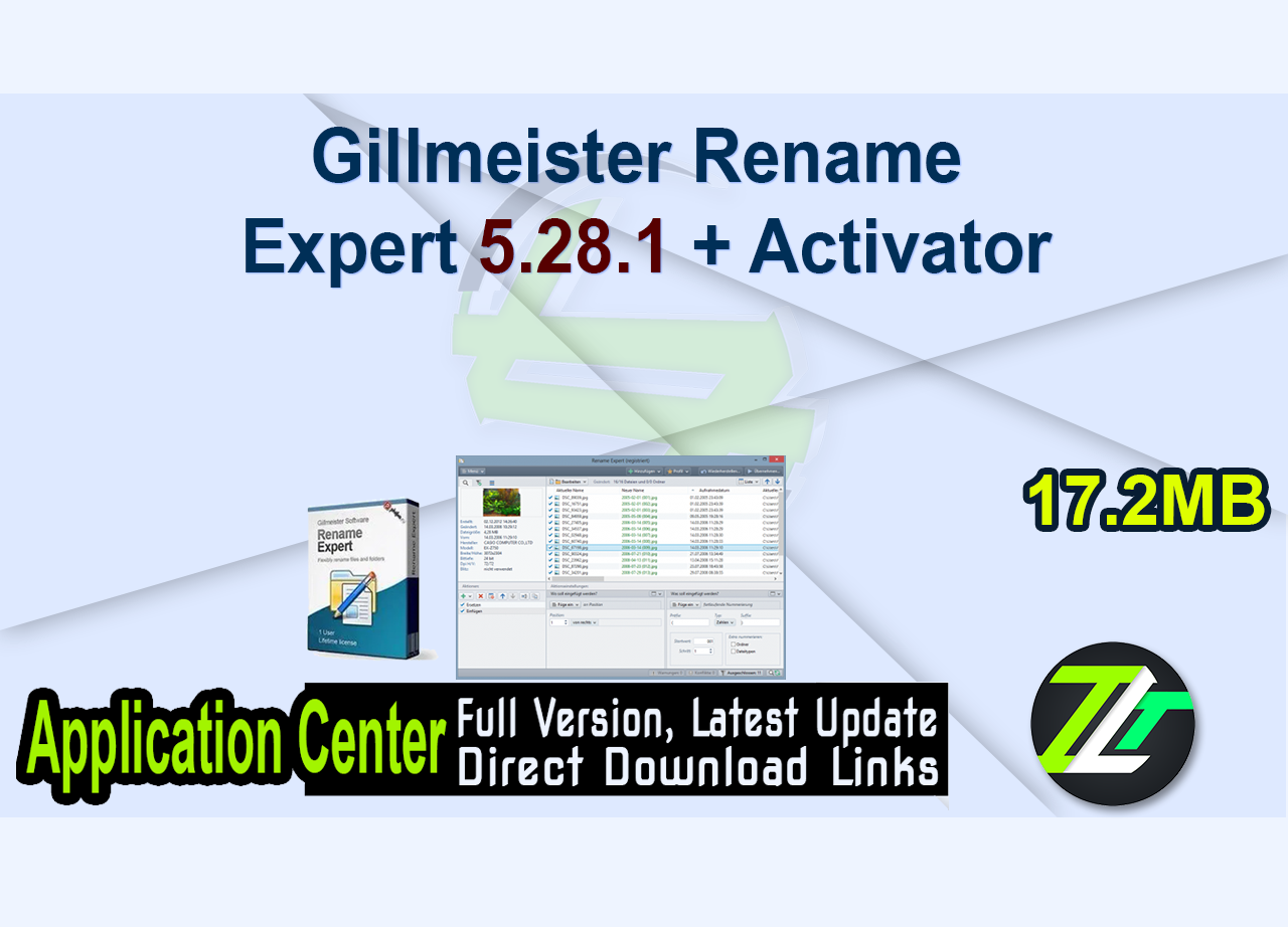 Gillmeister Rename Expert 5.28.1 + Activator