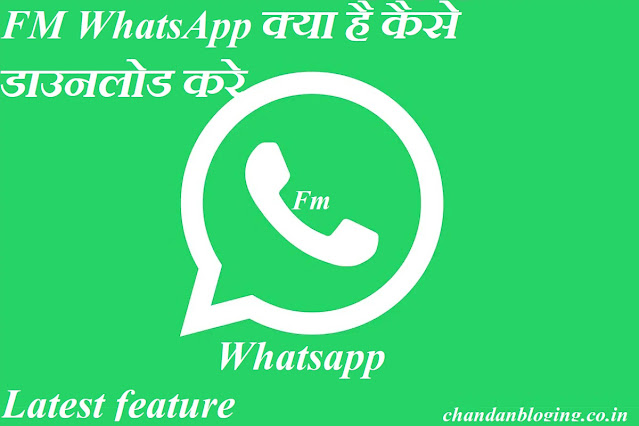 FM WhatsApp क्या है कैसे डाउनलोड करे
